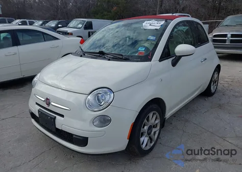 2017 Fiat 500C Pop z USA, uszkodzony, nr VIN 3C3CFFLR7HT659088